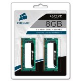 Corsair Memory VS8GSDSKIT800D2 8 GB 2 X 4 GB PC2-6400 800Mhz 200-pin DDR2 Laptop Memory Kit