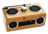 SwypeSound Mini Portable Bamboo Wood Boombox / Personal Speaker
