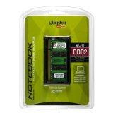 Kingston ValueRAM 2GB 667MHz PC2-5300 DDR2 Notebook Memory (KVR667D2SO/2GR)