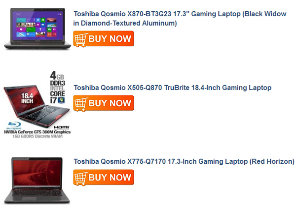 Toshiba Qosmio X775-Q7170 17.3-Inch Gaming Laptop (Red Horizon)